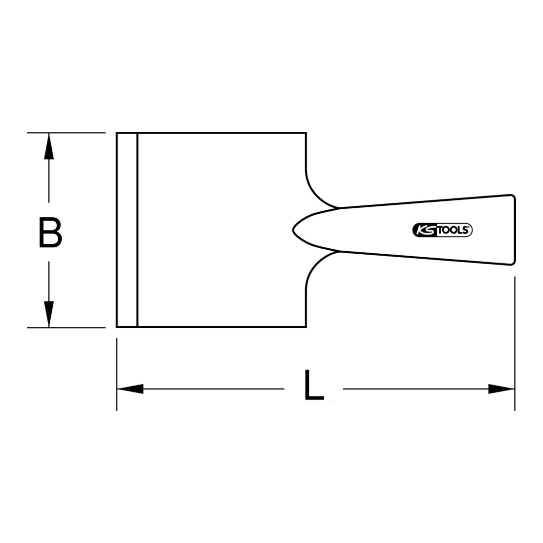 KS Tools BRONZEplus schraper