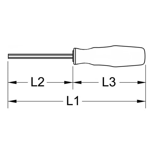 KS Tools BRONZEplus schroevendraaier inbus, recht