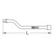 KS Tools BRONZEplus speciaal verlengstuk 1/2", 250mm