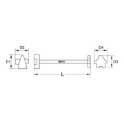 KS Tools BRONZEplus speciale universele sleutel 400 mm-3