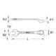 KS Tools BRONZEplus steeksleutel gekarteld 12 mm