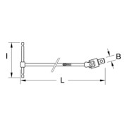 KS Tools BRONZEplus T-stuk sleutel-3