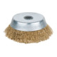 KS Tools BRONZEplus Topfbürste, Zinnbronzedraht, gewellt, Ø 85 mm-1