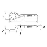 KS Tools BRONZEplus trekringsleutel-3