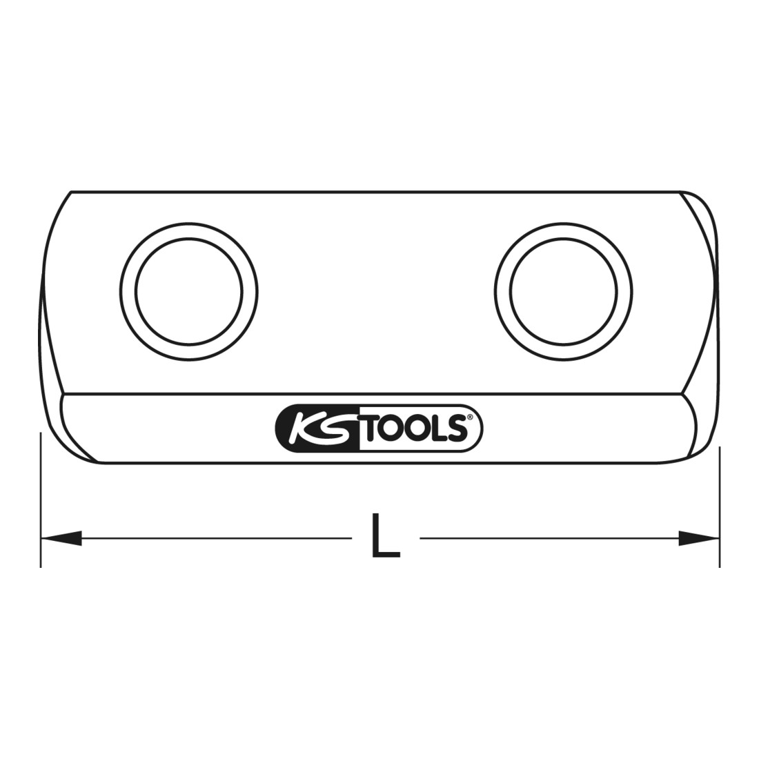 KS Tools BRONZEplus vierkante connector