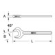 KS Tools BRONZEplus Zugmaulschlüssel 45°, 1.1/4"-3