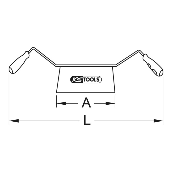 KS Tools BRONZEplus Zugmesser 650 mm