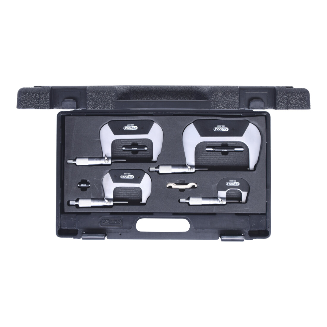 KS Tools buitenschroefmaat set, 0-100mm, 4 stuks