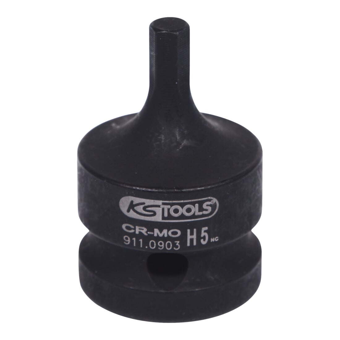 KS Tools Bussola 1/2" per bit a esagono incassato, per avvitatori ad impulsi, corta