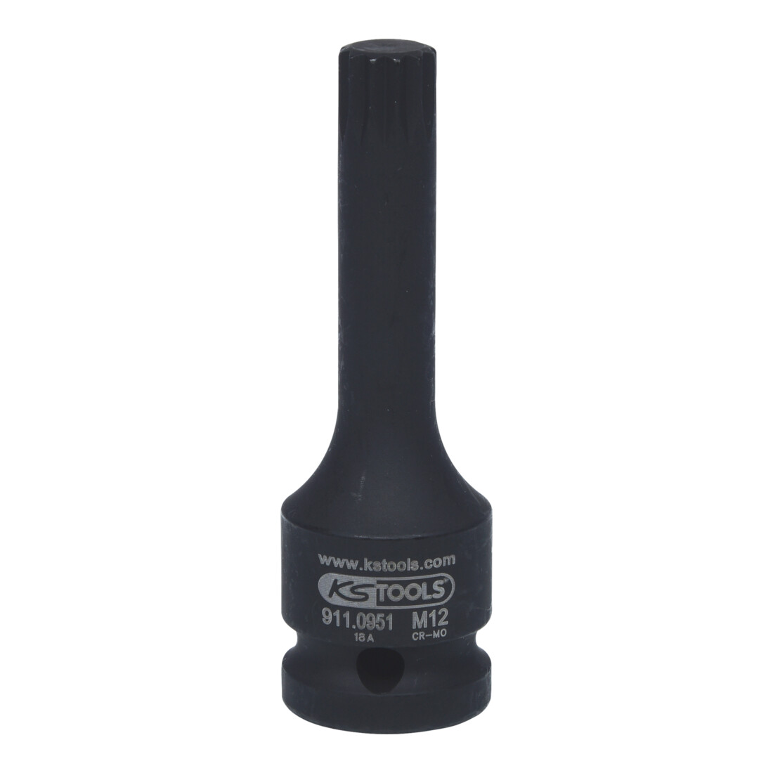 KS Tools Bussola 1/2" per bit multidente (XZN) per avvitatori ad impulsi, 75mm