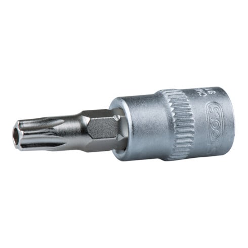 KS Tools Bussola 1/4" per bit TX con foro frontale