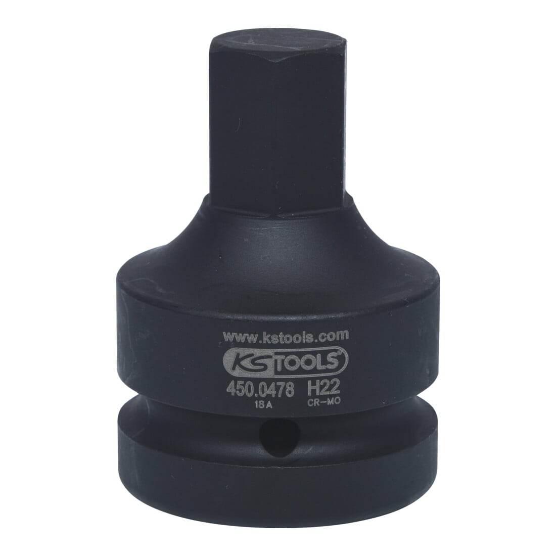 KS Tools Bussola 1" per bit a esagono incassato, per avvitatori ad impulsi, corta