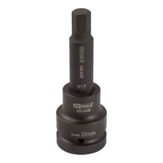 KS Tools Bussola 3/4" per bit a esagono incassato per avvitatori ad impulsi, lunga