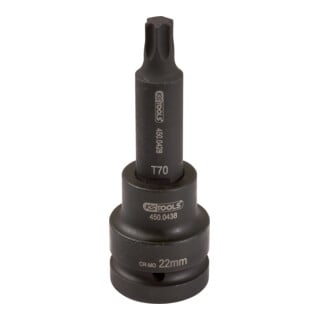 KS Tools Bussola 3/4" per bit TX, per avvitatori ad impulsi, lunga