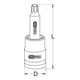KS Tools Bussola 3/4" per bit TX, per avvitatori ad impulsi, lunga-3