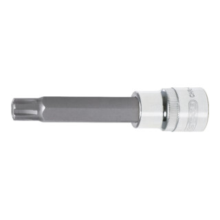 KS Tools Bussola CHROMEplus 1/2" per bit RIBE, foro frontale, lunga