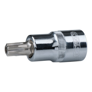 KS Tools Bussola CHROMEplus 1/2" per bit TX con foro frontale