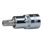 KS Tools Bussola CHROMEplus 1/2" per bit TX con foro frontale