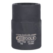 KS Tools Bussola dodecagonale 3/4" per avvitatori ad impulsi per albero motore, 24mm-4