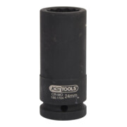KS Tools Bussola dodecagonale 3/4" per avvitatori ad impulsi per albero motore, lunga, 24mm-5