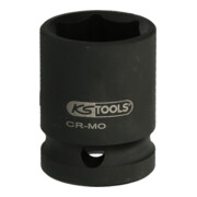 KS Tools Bussola esagonale 1.1/2" per avvitatori ad impulsi, corta, 40mm