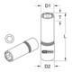 KS Tools Bussola esagonale 1/4", lunga-3