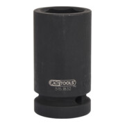 KS Tools Bussola esagonale 1" per avvitatori ad impulsi, lunga, 32mm-4