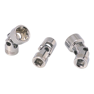 KS Tools Bussola esagonale CHROMEplus 3/8" con snodo