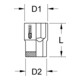 KS Tools Bussola esagonale TITANplus 3/8" (pollici)-3