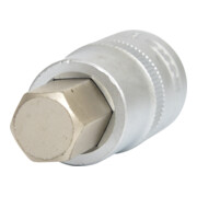 KS Tools Bussola per bit 1/2", a esagono incassato, corta, in mm