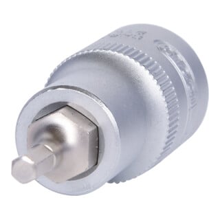 KS Tools Bussola per bit 1/2", a esagono incassato, corta, in mm