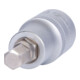 KS Tools Bussola per bit 1/2", a esagono incassato, corta, in mm-1