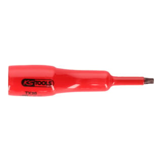 KS Tools Bussola per bit 1/2" con isolamento protettivo per viti TX, T50, lunga