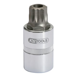 KS Tools Bussola per bit 1/2" XZN con foro frontale, M16, 55mm