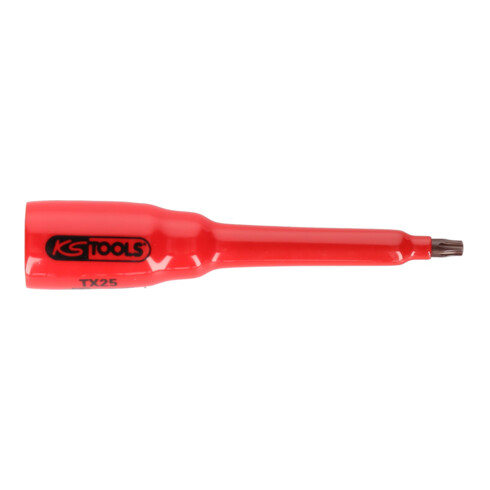 KS Tools Bussola per bit 3/8" con isolamento protettivo per viti TX, T20, lunga