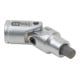 KS Tools Bussola per bit 3/8" con snodo, per viti a esagono incassato su pinza freno, 7mm-1