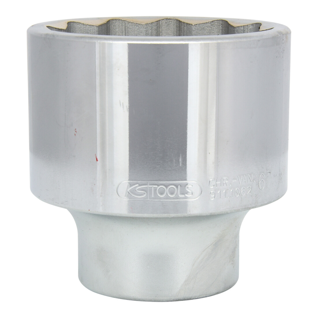 KS Tools Bussola poligonale 1", corta, 67mm