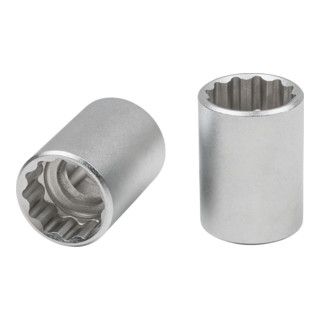 KS Tools Bussola poligonale 3/8", corta, 16,0mm