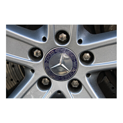 KS Tools Bussola speciale per avvitatore a impulsi per cerchi alluminio Mercedes, lunga, 17mm