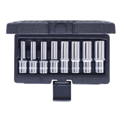 KS Tools Bussole CHROMEplus 1/2" TX-E, lunghe, 8pz.