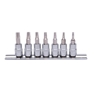 KS Tools Bussole CHROMEplus TX 1/4", 7pz., T10-T40