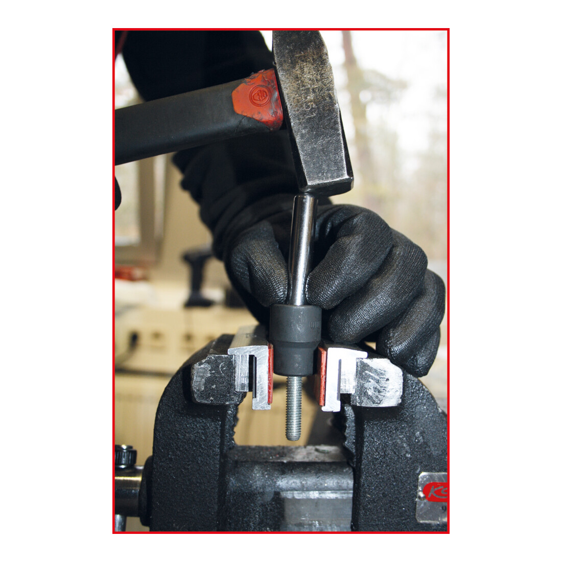 KS Tools Bussole con profilo a spirale 1/4"+1/2", 15pz.