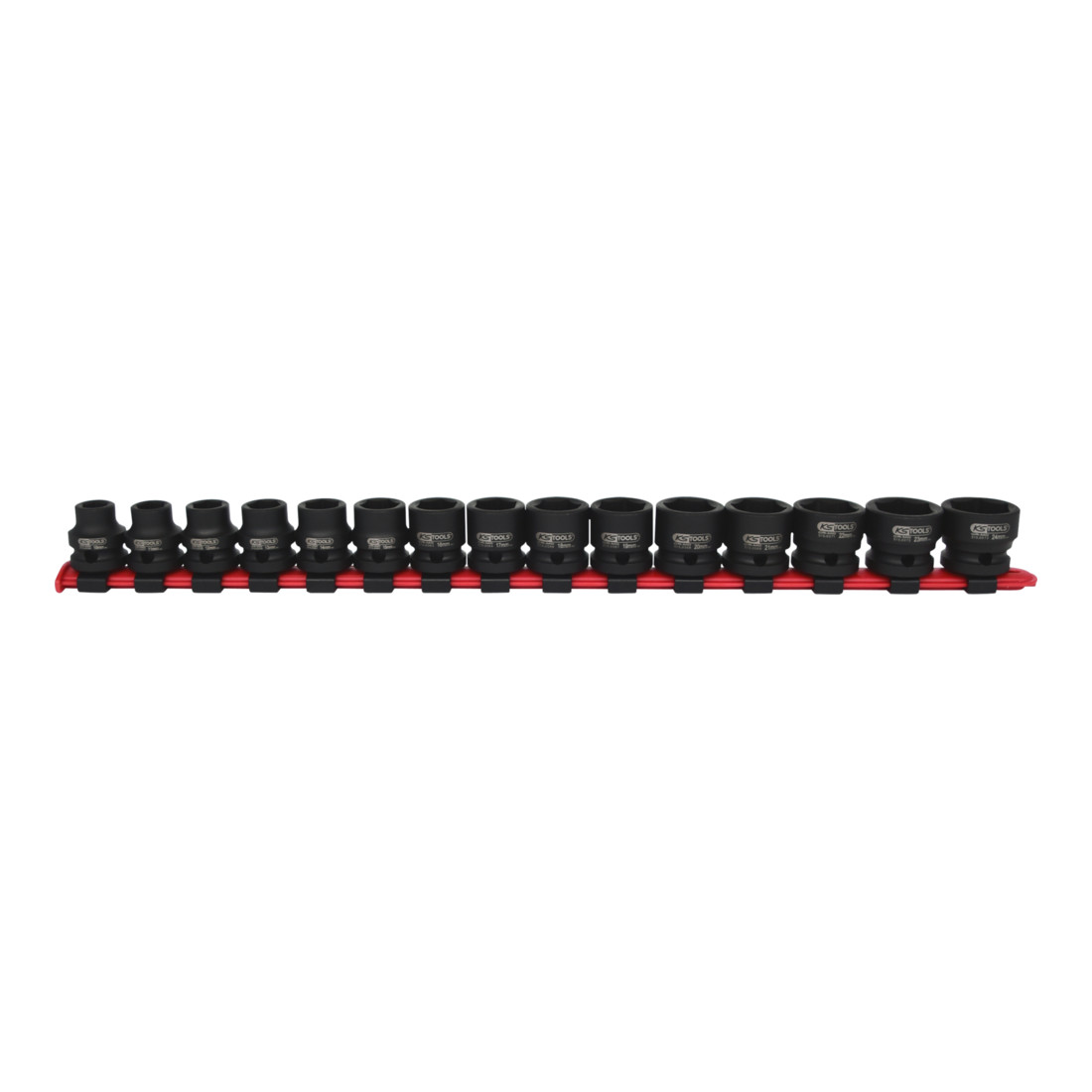 KS Tools Bussole esagonali 1/2", extra corte, 15pz.