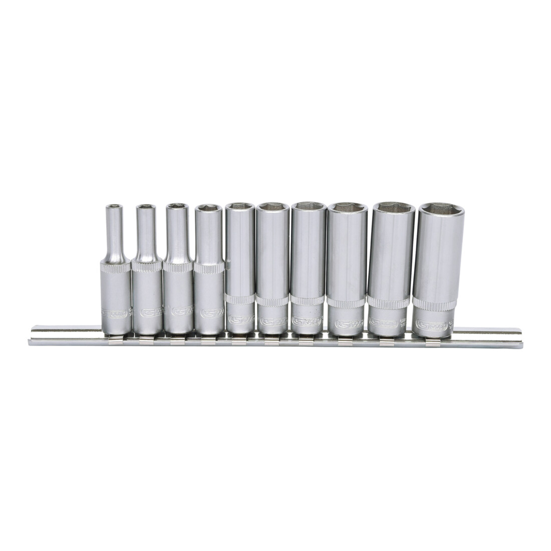 KS Tools Bussole esagonali CLASSIC 1/4", lunghe, 10pz. 4-13mm