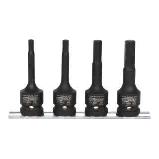 KS Tools Bussole per bit 1/2", lunghe, 4pz.