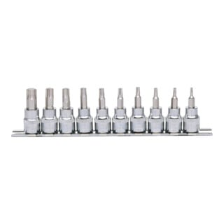 KS Tools Bussole per bit 3/8" CHROMEplus TX, 10pz. T10-T55