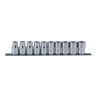 KS Tools Bussole poligonali 1/2" CHROMEplus, 10pz., 10-19mm