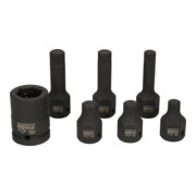 KS Tools Bussole speciali 1/2" multidente, 7pz. M14-M18-2