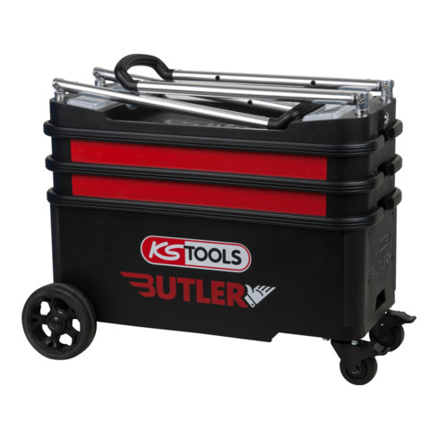 KS Tools BUTLER Servantes d‘atelier / chariot de montage, pliables, escamotables, verrouillable