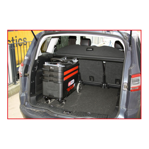 KS Tools BUTLER Werkzeugwagen / Montagewagen, klappbar, absenkbar und verschließbar